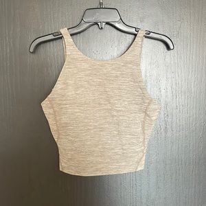LuLuLemon Align High Neck Tank Top- Heather Taupe Size 8